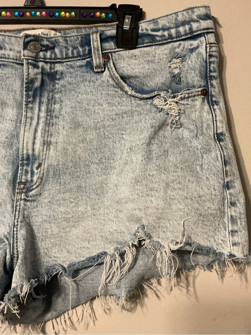Abercrombie & Fitch Mom Short High Rise